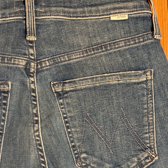 NWT MOTHER The Mid Rise Ankle Rider in Wish On A Star Size 25 - Picture 8 of 16